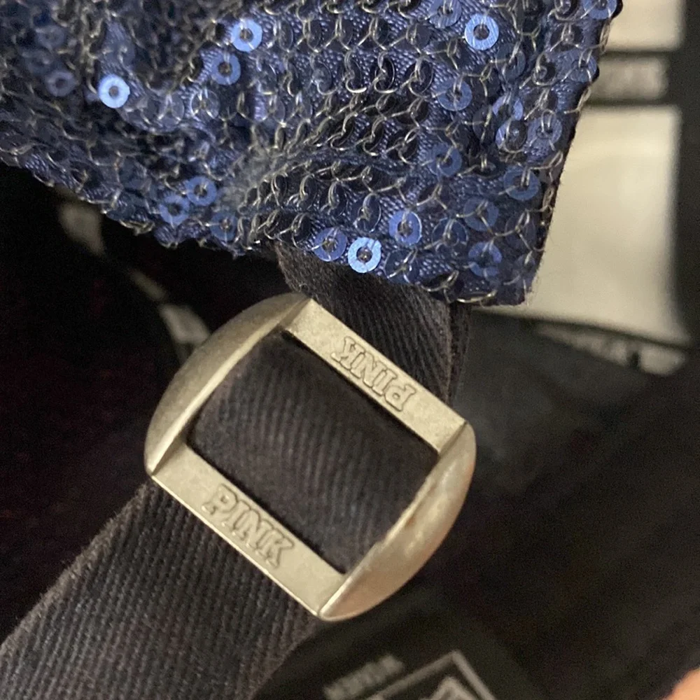 Yankees Victoria’s Secret PINK Sequin Cap Baller Hat 🧢 New York - Picture 8 of 11